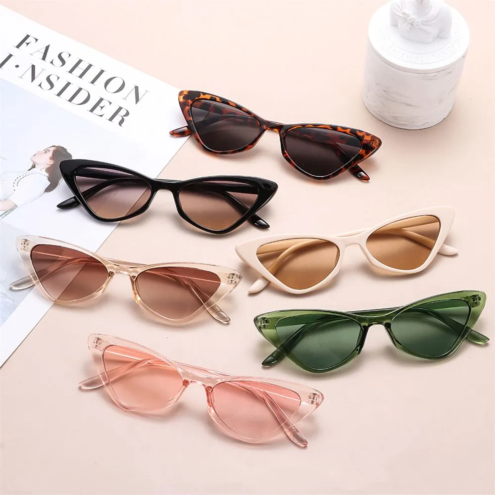 Cat Eye Retro Sunglasses Small Frame Eyewear UV400  display picture 1