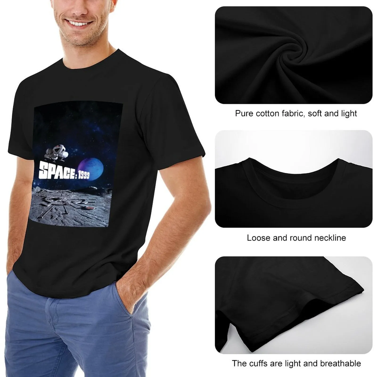 惑星1つのTシャツの夏の服を着たアルファの上のワシ面白いTシャツショートTシャツメンズTシャツ