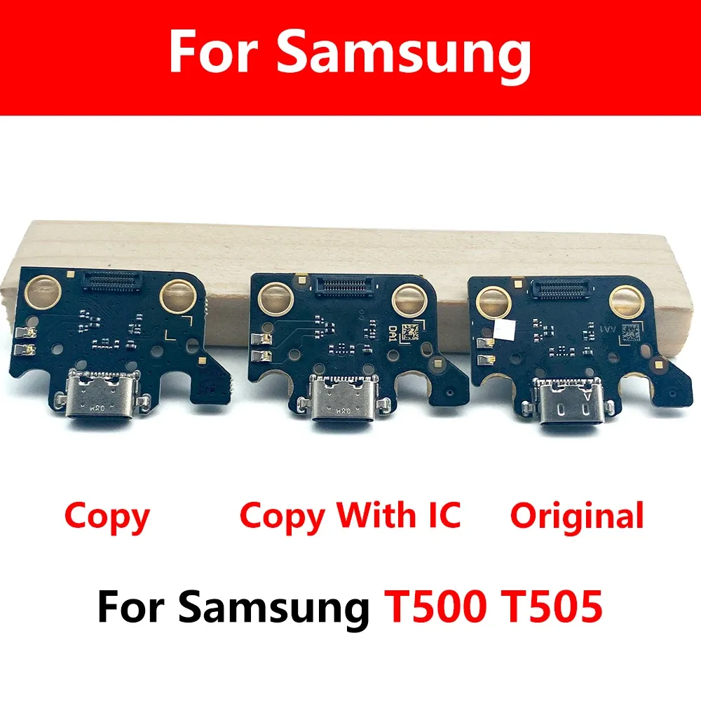 USB-Ladedock-Port-Socket-Jack-Stecker-Stecker-Stecker-Ladeplatine Flex-Kabel für die Samsung Tab A7 10.4 2020 T500 T505 SM-T500