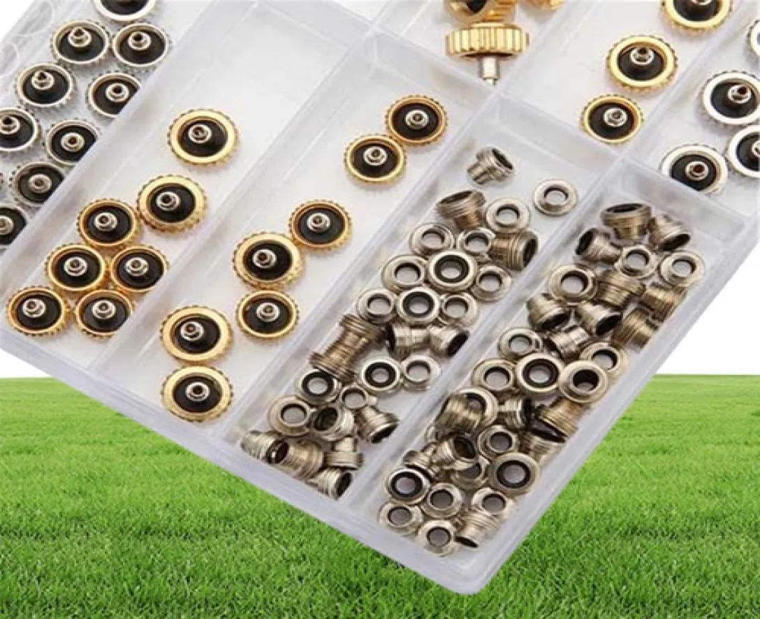 60 шт. Смотрение Корона для меди 5,3 мм 6,0 мм 7,0 мм Sier Gold Accessories Accessories Assortment Parts6692730