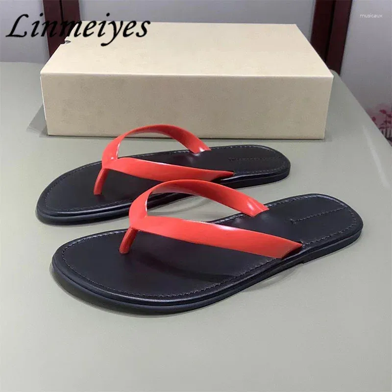 Classic Classici Donne piatte Flip Flop Leisure Holiday Scarpe da spiaggia in gomma Slide estate per bagno in gomma Donna