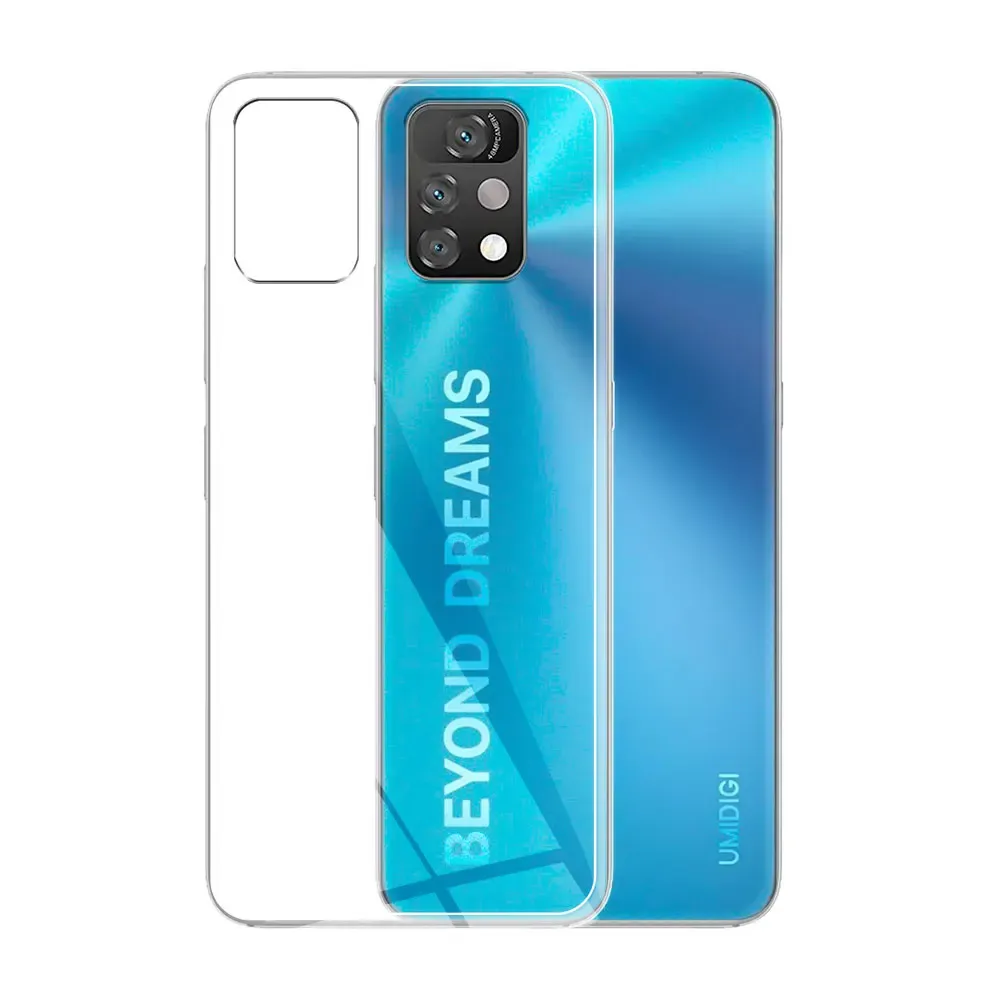 Pour Umididigi A11 Pro Max Case Clear Silicone Soft TPU Téléphone pour Umididigi A11promax Funda pour A11 Pro Max Transparent Coque