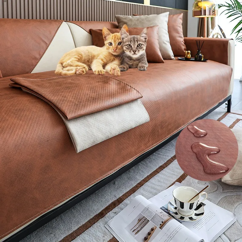 Sofa imperméable Cover Pet Dog Cat Kids Kid Mat Urine Pad Protecteur Couvre de canapés universels pour canapé non glissé pour le salon