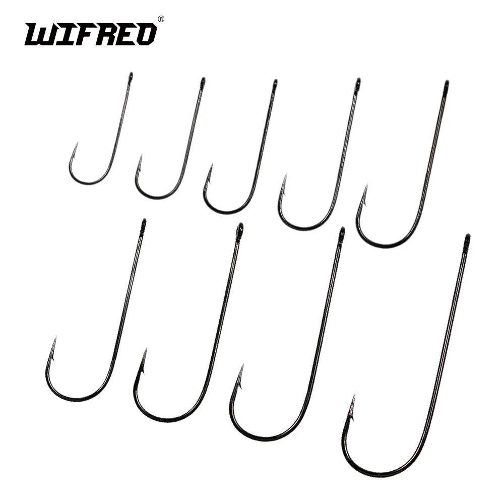 wifreo 50pcs aberdeen long shank fish fook ringed eye bass trout淡水海上釣りフックサビキリグストリーマーフックフック