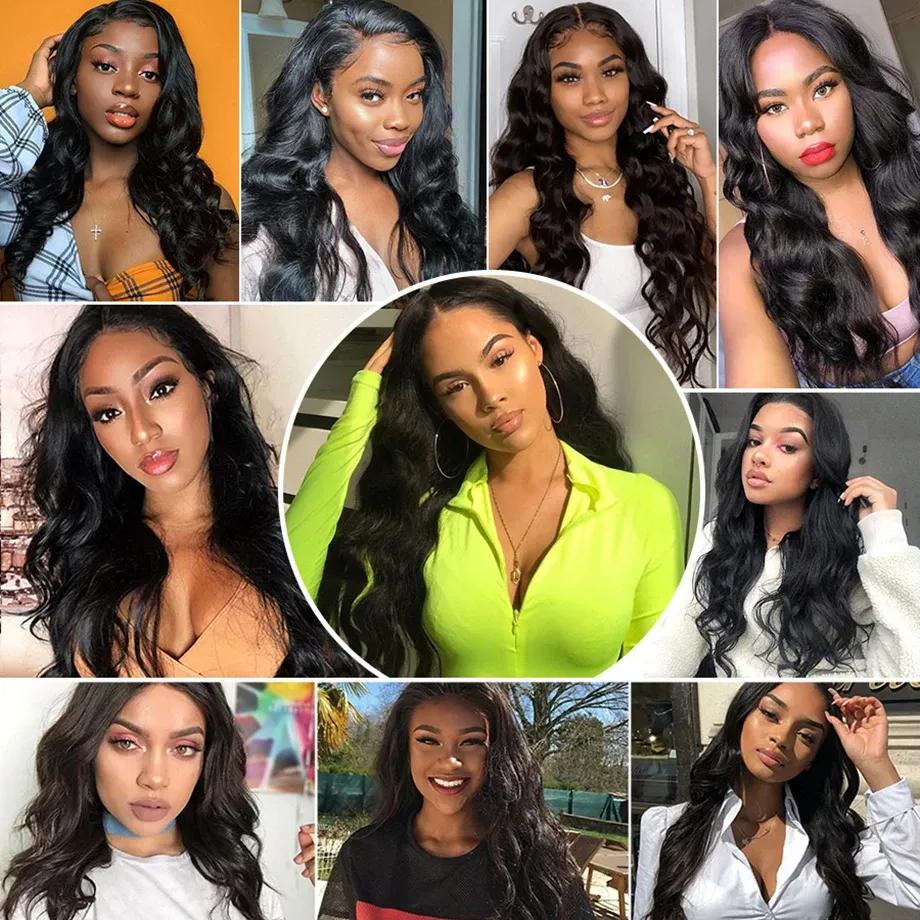 Body Wave Lace Front Wig 4x4 5x5 Lace Closure Wig 13x4 Lace Brontal Brontal 360 HD Lace Brazilian Brazilian for Women Human Hair