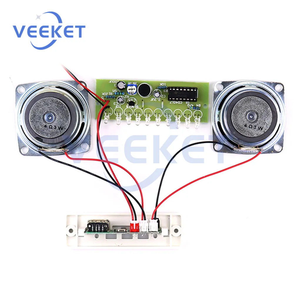 DIY Bluetooth-luidspreker maakt Soldering Kit Massing Electronic Componenten DC3.7-5V voor het onderwijzen van praktische training