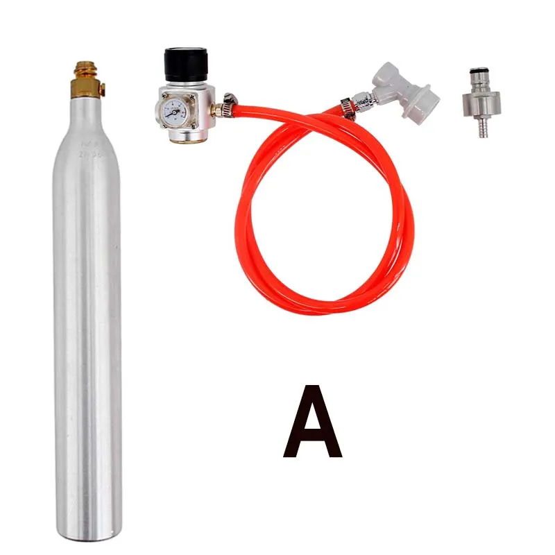 Kit de carbonatication de soude carbonate de carbonate, de fabrication / soude / eau / jus / bière / eau bubble Utilisez une bouteille de soude de 2 litres standard.