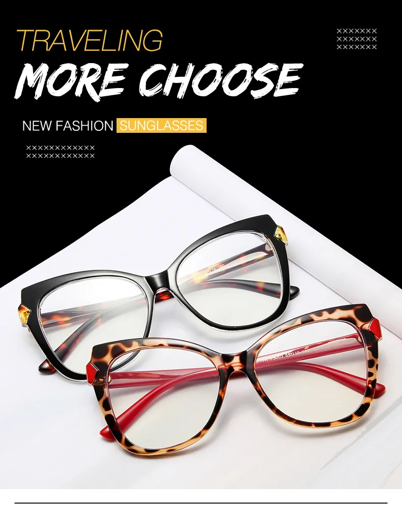 DHgate.com:2024Womens Cat-Eye Anti-Blue Light Glasses with