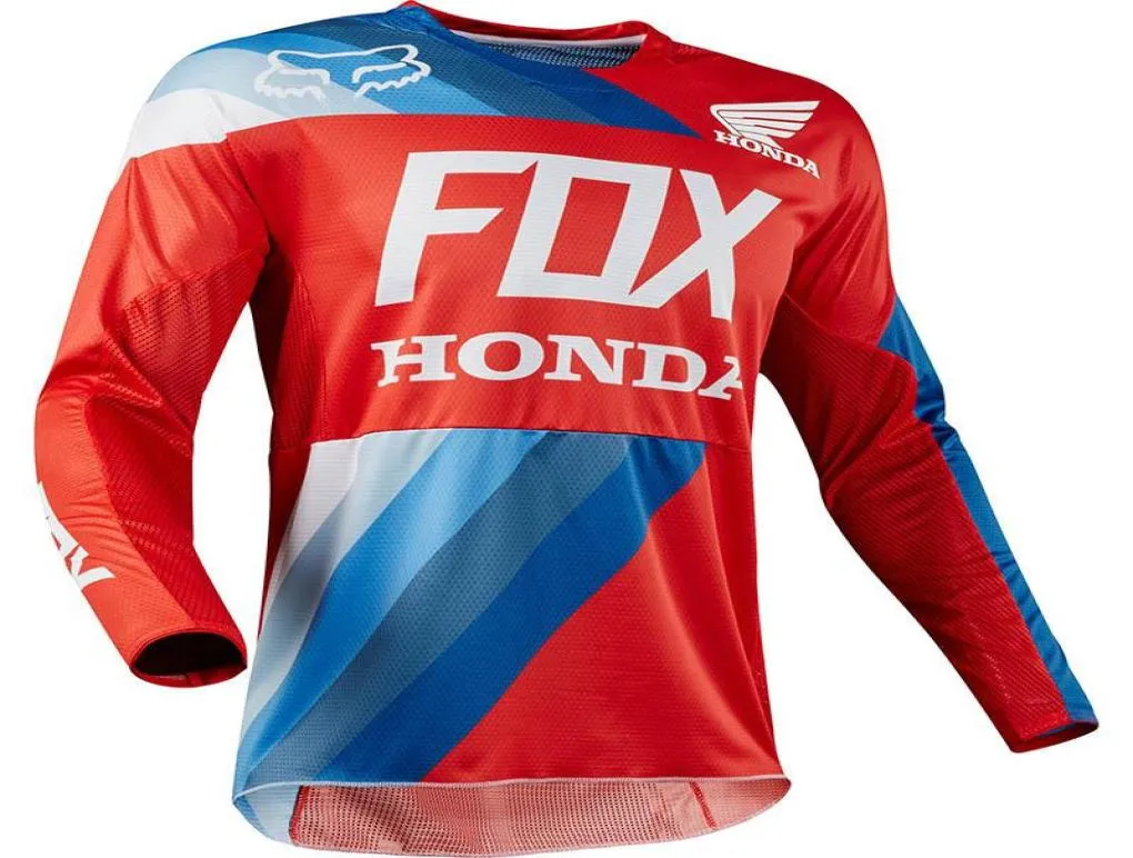 Honda Racing -Anzug Fahrradfahren Downhill Fox Jersey Cycling Wear Hoodie Racing Langarm Motorradanzug Custom 2019 neuer Stil Rapha J2406956