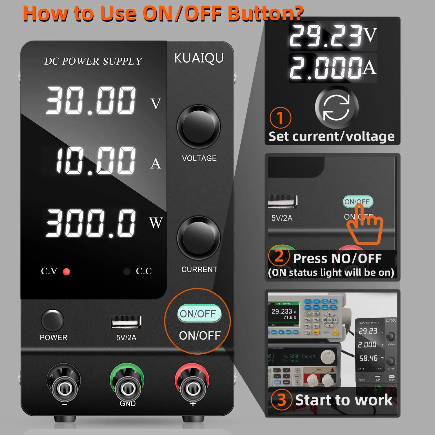 USB Digita Switching DC Laboratory Power Supply Source Source 30V 10A 60V 5A Bench Voltage منظم اختبار السيارة ضبط التيار