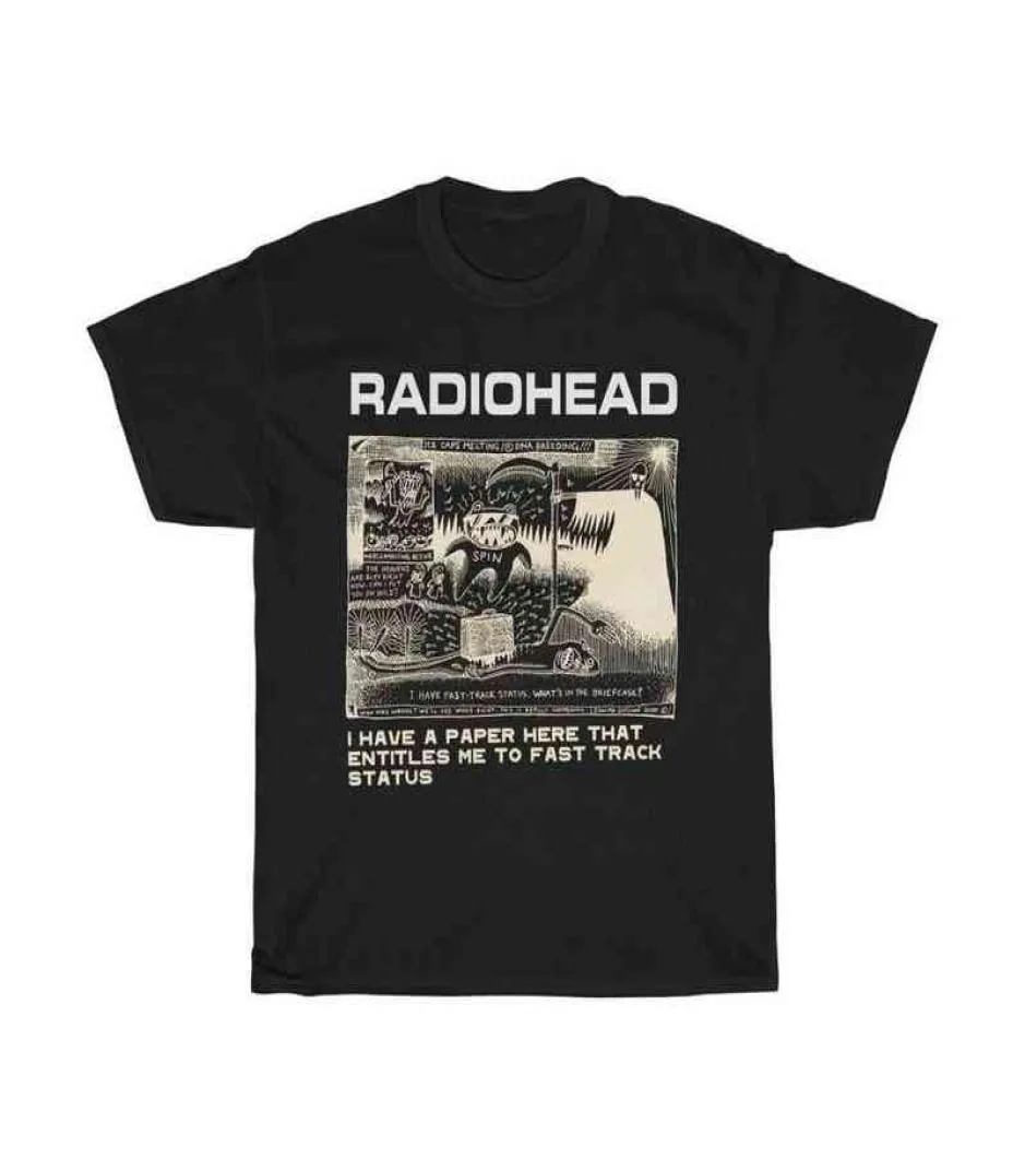 Maglietta Radiohead Men Fashion Summer Cotton Thirts Kids Hip Hop Tops Monkeys Arctic Tees Women Tops Ro Boy Camisetas Hombre T220456000