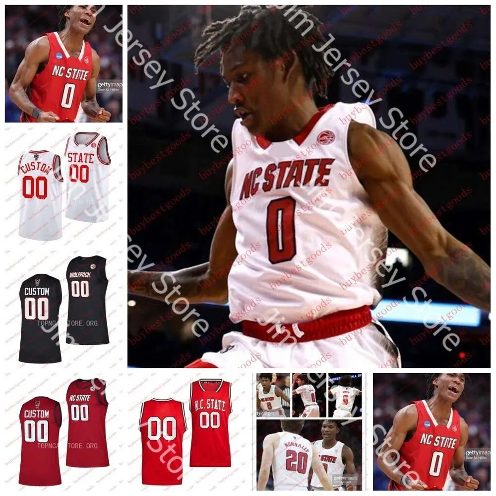 2024 Finale vier NC State Wolfpack Mens Basketball Jersey DJ Horne DJ Burns Jr. Casey Morsell Jayden Taylor Mohamed Diarra Michael Oconnell Ben Middlebrooks MJ Rice