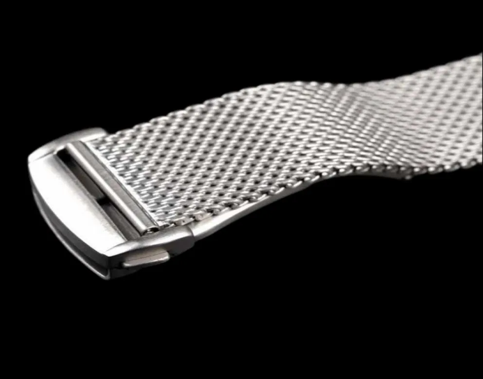 Regarder des bandes de haute qualité 20 mm 22 mm Milanoo STRAP DE MONTRATION D'ACIER INOXED MILANOO pour Omega Seamaster 300 Plongée 007 Bracelet Agent Currency 8469492