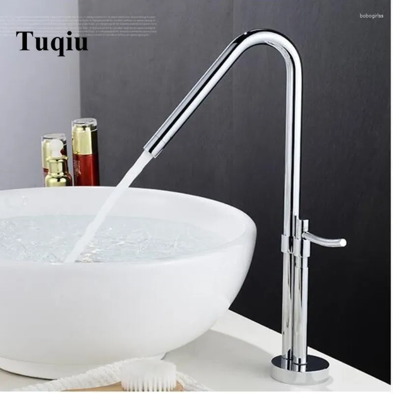 Rubinetti del lavandino da bagno Arrivo Vidric Cromo Bacino Cromo a manico singolo Mixer Tap Deted Monted and Cold