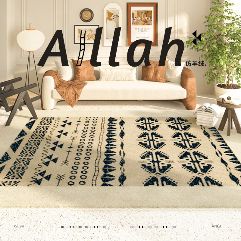 Tapijten van Marokkaanse stijl voor woonkamer retro slaapkamer decor bedmuts tapijt tapijt niet-slip lounge tapijt groot gebied verdikte mat