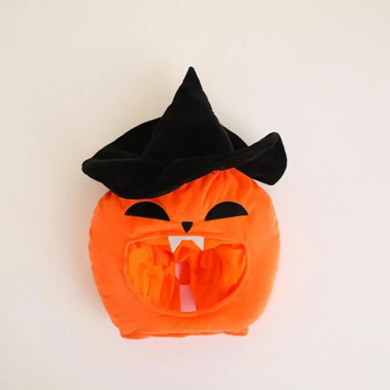 Bérets Plux Pumpkins Costume accessoire Femmes Femmes mignonnes Masquerade Headgear Robe Up Warm Halloween Pumpkin