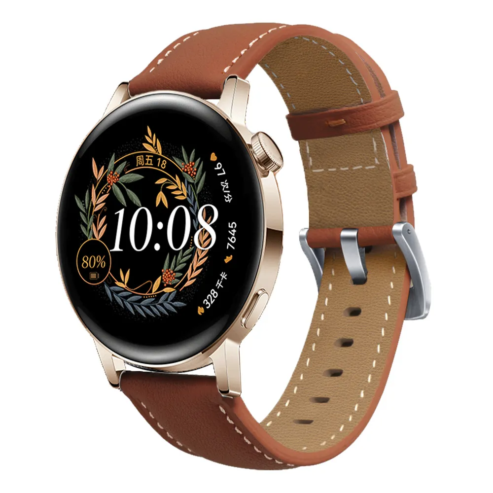Huawei Watch Strap 20mm Leather Band Replacement Wristband Huawei Watch Strap 20mm Leather Band Replacement Wristband
