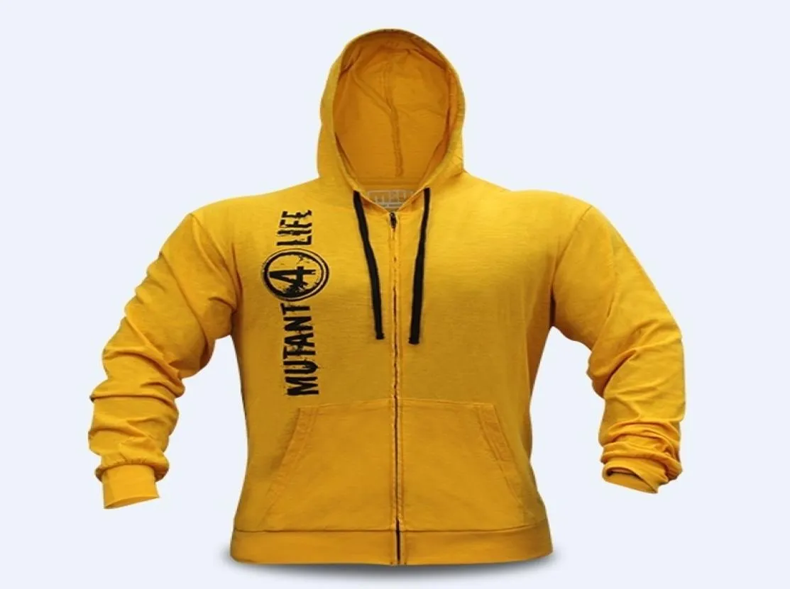 New Mutant Men Gyms Hoodies Gyms Gyms Fitness Bodyshirt Sweatshirt Pullover Sportswear Male Workout Veste à capuche Clothing 2010205565973