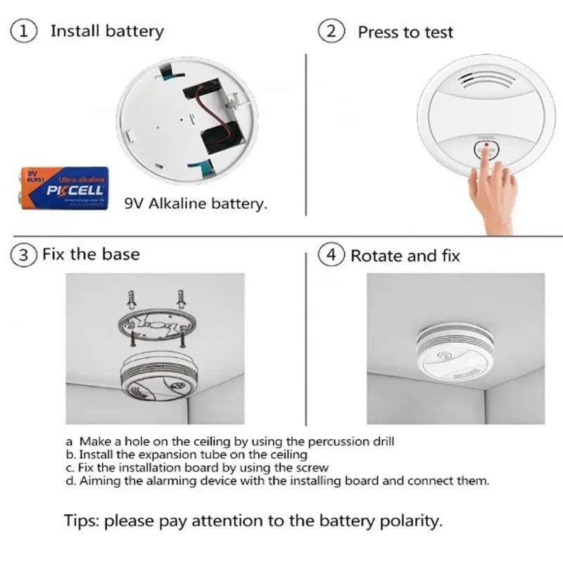 Smart Connected Detector for Tuya WiFi Smoke Sensor Alarm fournit une capacité de surveillance et d'alerte en monoxyde de carbone à distance via l'application