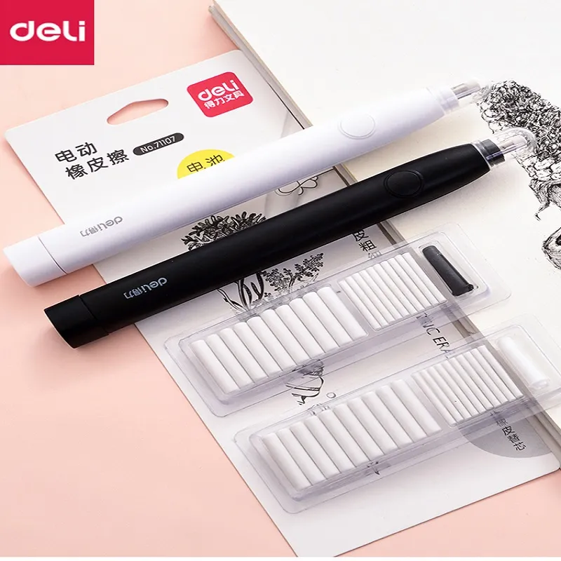 Wholesale Deli Electric Eraser Pencil Drawing Mechanical Cute Kneaded