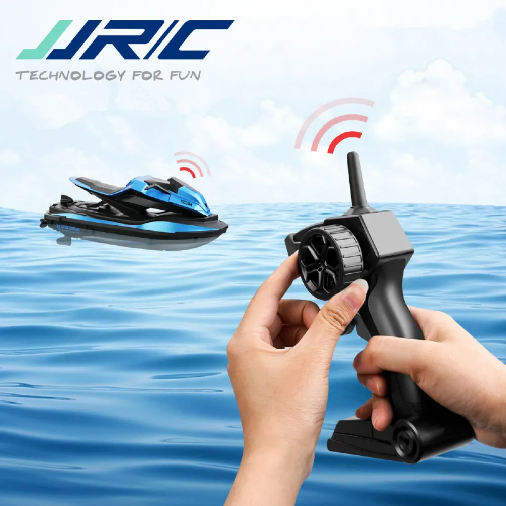 RC Boat Toys for Boy Radio-Gestuurde motorfiets Double Motor Schip afstandsbediening Speedboot Summer Outdoor Games Kadercadeau