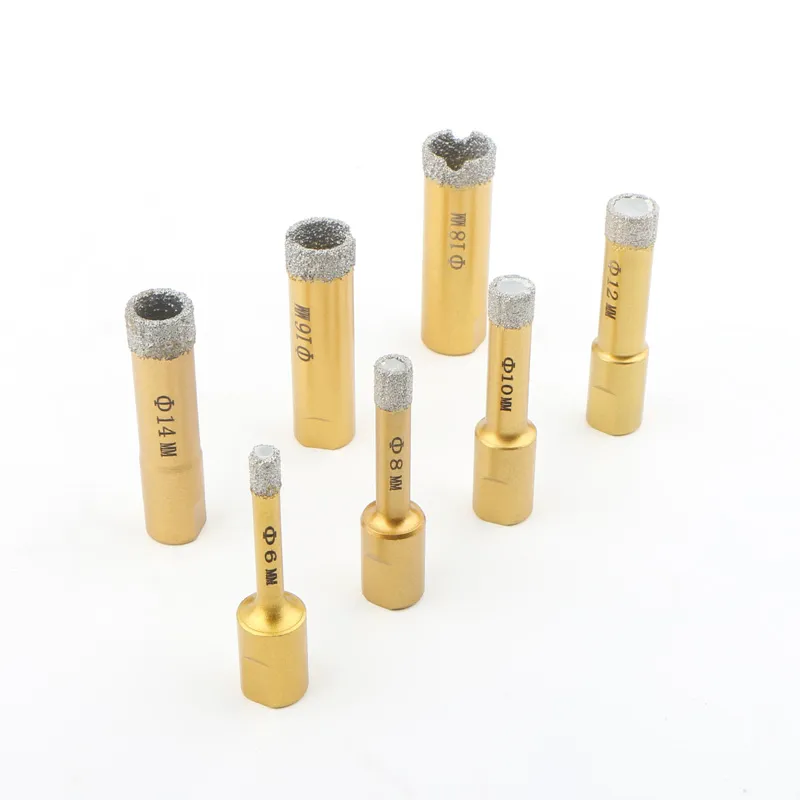 6-65mm Sintered Diamond Core Drill Bit Hole Saw For Drilling Marble