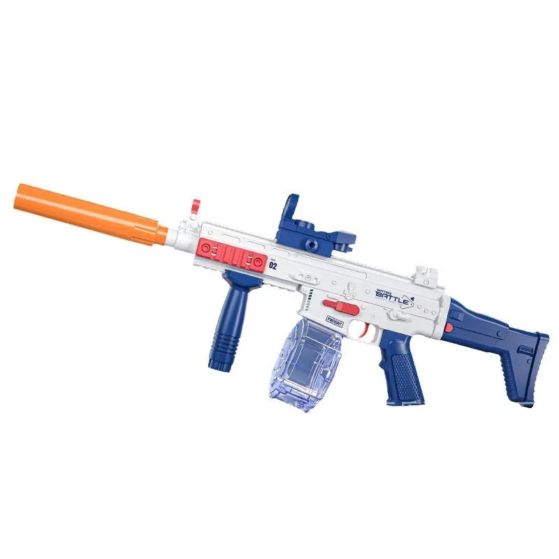 Pistolet à Eau Électrique - Portée 9-13 M - Lumière Et Recul - Réservoir 500 Ml - Batterie Rechargeable - Pour Enfants/Adultes