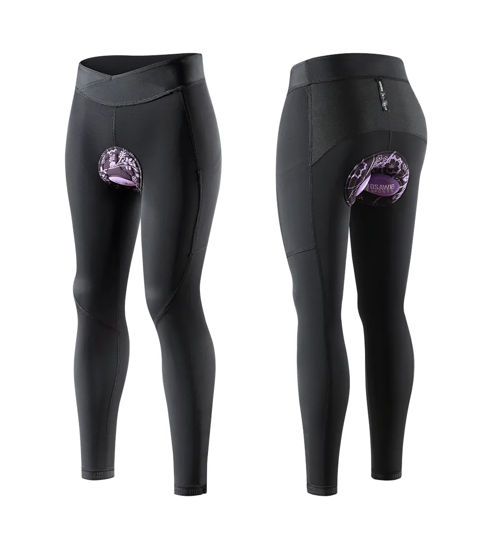 5D Gel Padded Cycling Pants for Women - Anti-Shock