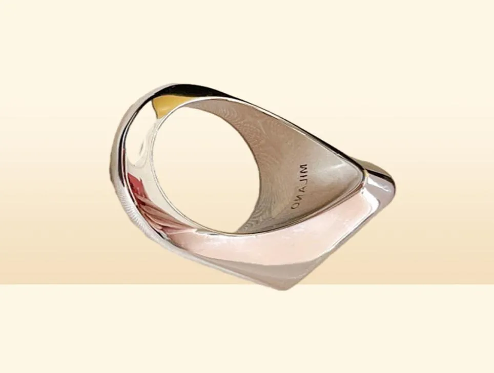 Luxe modeontwerper Silver Ring Brand Letters Ring For Lady Women Men P Classic Triangle Rings Lovers Gift Engagement Designer7448988