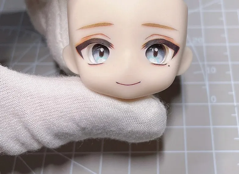Vtuber Luxiem GSC Ob11 Open Eyes Faceplate Doll Accessories for