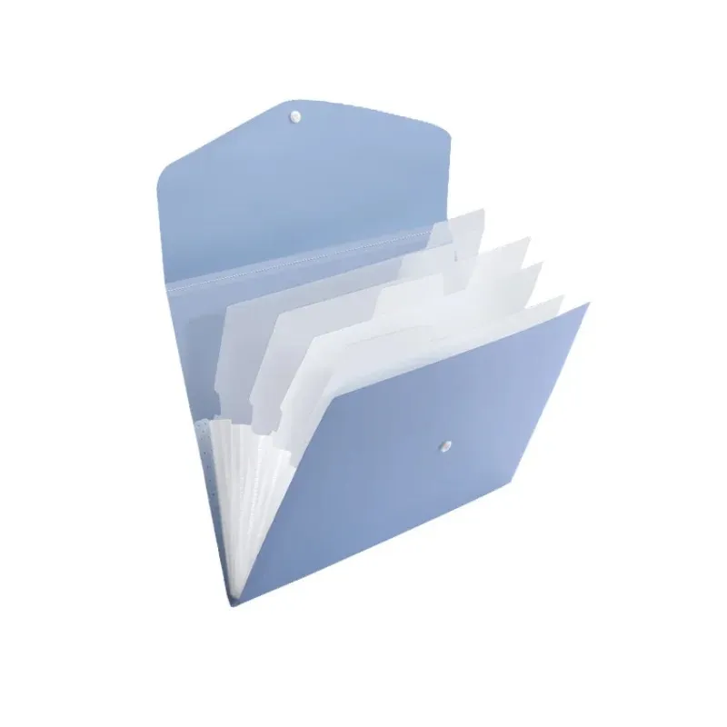 A4 Paper Multi-function 13 Grids Folder Handheld File Folder Organ Organizer Storage Holder Home Office Document Storage Tools