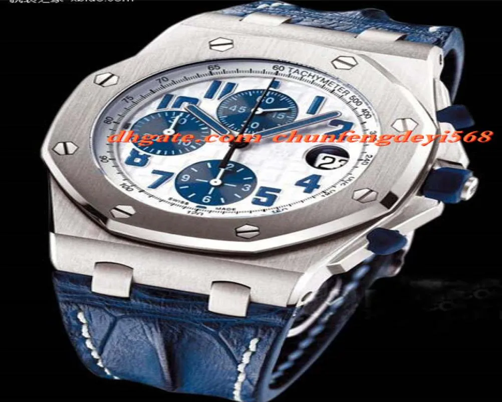 Fashion de luxe Offshore 42 mm Navy Stood305Cr01 Quartz Man Watch Wristwatch5293996