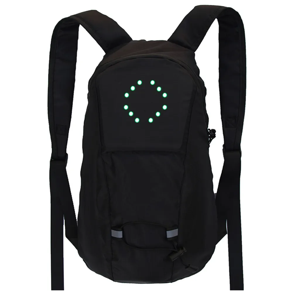 DHgate Upgraded15L LED Turn Signal Backpack with Remote Waterproof Reflective Cycling Bag for Night Riding Safety Baby Kids Maternity
