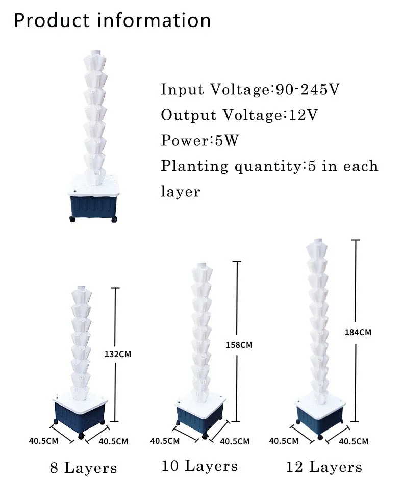 Hydroponics Growing System Tower Garden Balkon Verticale plantentoren Outdoor Breenhouses voor agrarische kas planten