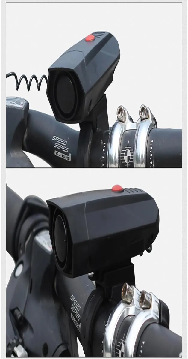 Bicycle Bell Cycling Horns Electronic Bike Bicycle Handlebar Ring Bell Horn Strong Loud Air Alarm Bell Sound Bike Horn Safety9208221