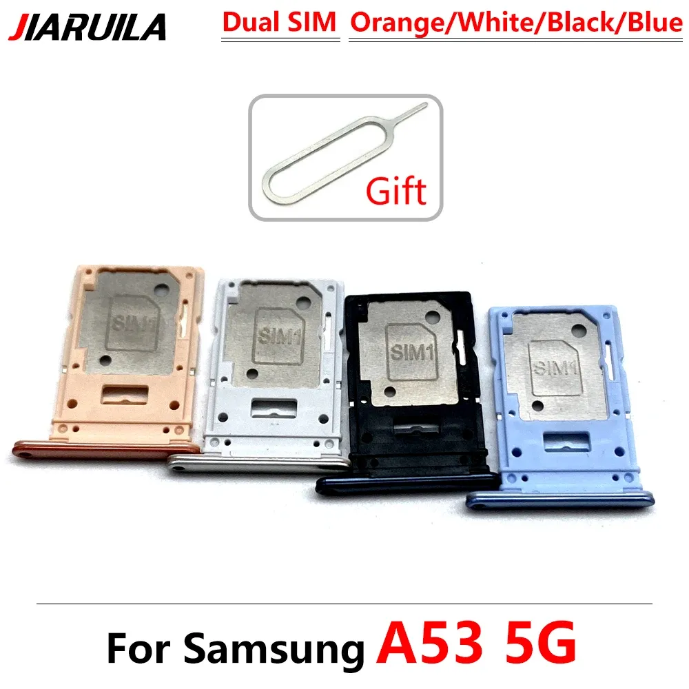 New For Samsung A23 A33 A53 A73 5G SIM Card Tray Slot Holder Replacement Parts