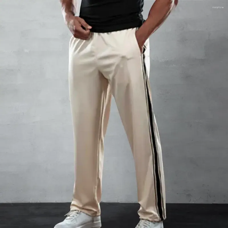 Pantalon masculin élastique sport sportif athlétique sport en mode lâche pour gym confortable