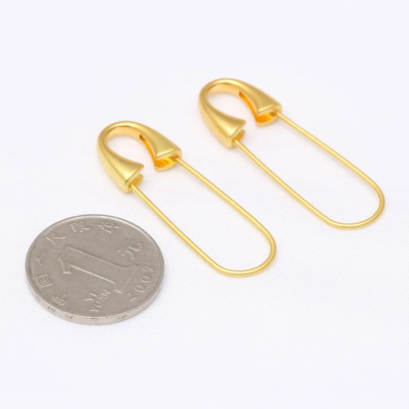 5 pièces Pin de sécurité Broche plaquée épingles à aiguille à aiguille Clips de badge diy Résultats des bijoux de couture diy