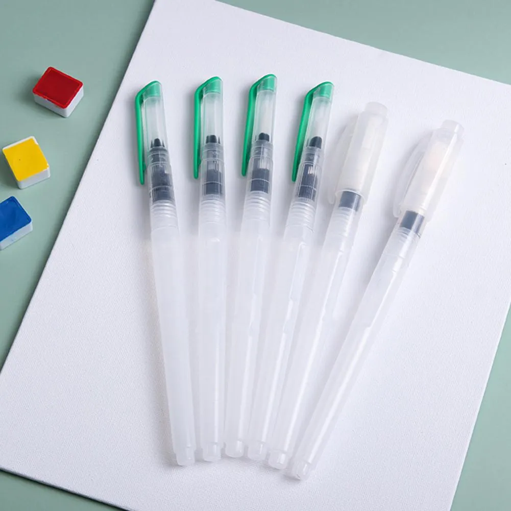 6 pezzi per la penna ad acquerello durevole per pulire le varie specifiche per adulti per bambini dipinto a penna per la vernice ad acquerello