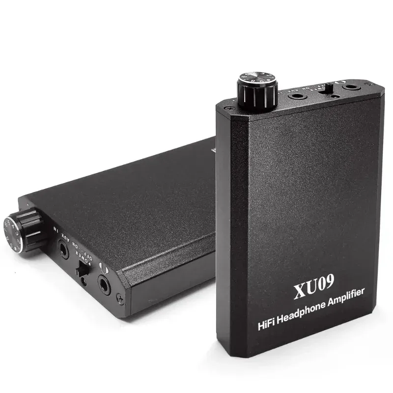 Xu09 Mini Audio HiFi Amplificatore Aurnostruttura portatile Aux nella porta Stereo Metal Casa di metallo da 3,5 mm Big Power for Music