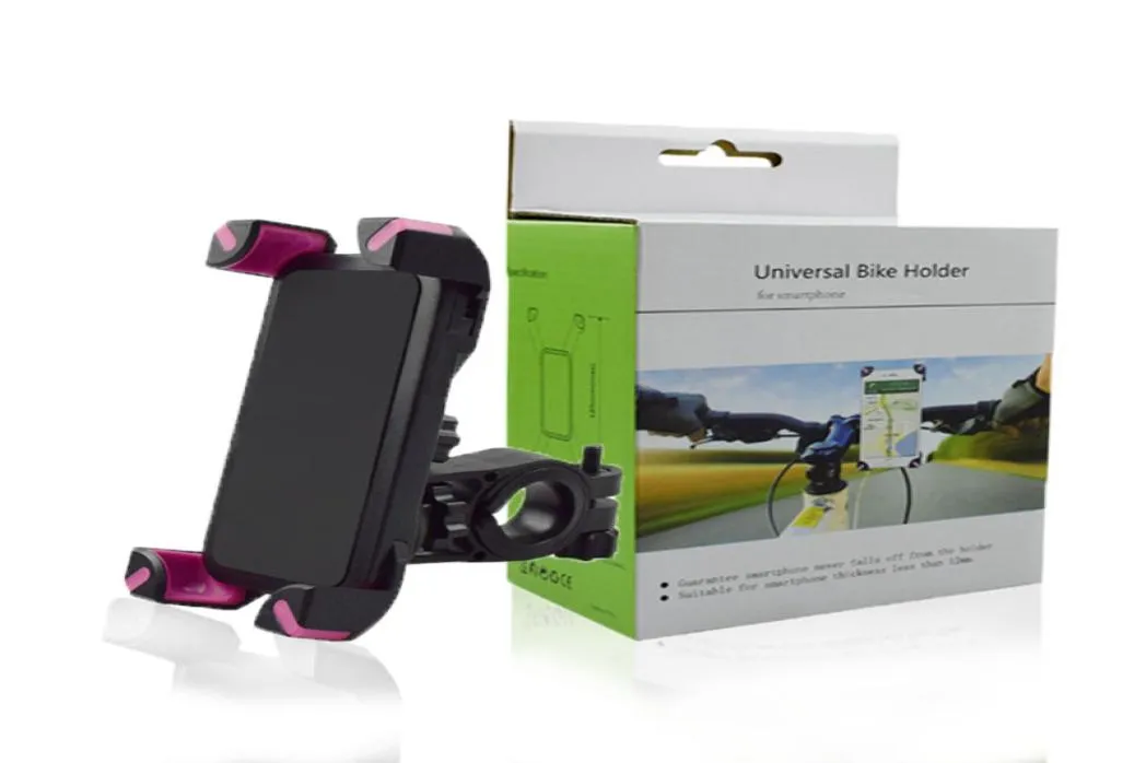 Cykelcykeltelefonhållare Universal 360 -graders roterande styrklippstativ Monteringsfäste för iPhone XS Max XR X Smart Mobile CEL4243385