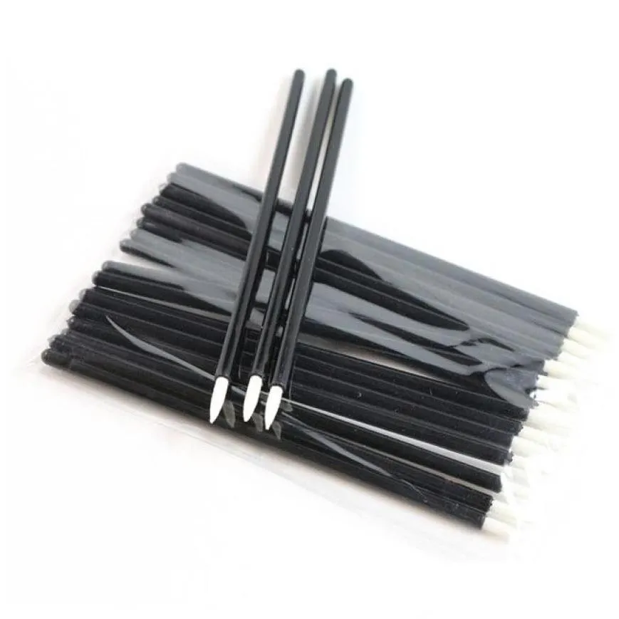 Make -upborstels 100pcslot eyeliner wimper mascara borstel wegwerp voering Lash Applicator Wands Eyes Make Up Beauty Tool5118672 Drop de OT3ou