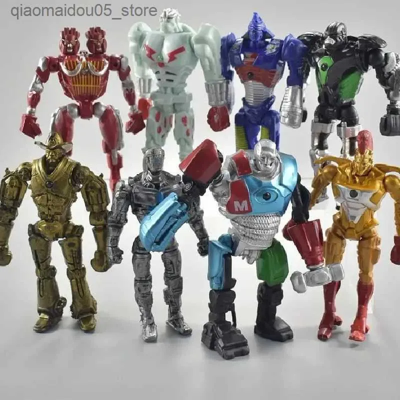 Action Toy Figures Transformation toys Robots 13cm 8pcs/set EA30-20 genuine steel Zeus Atomic Midas Adam Raid Robot model toy gift action picture