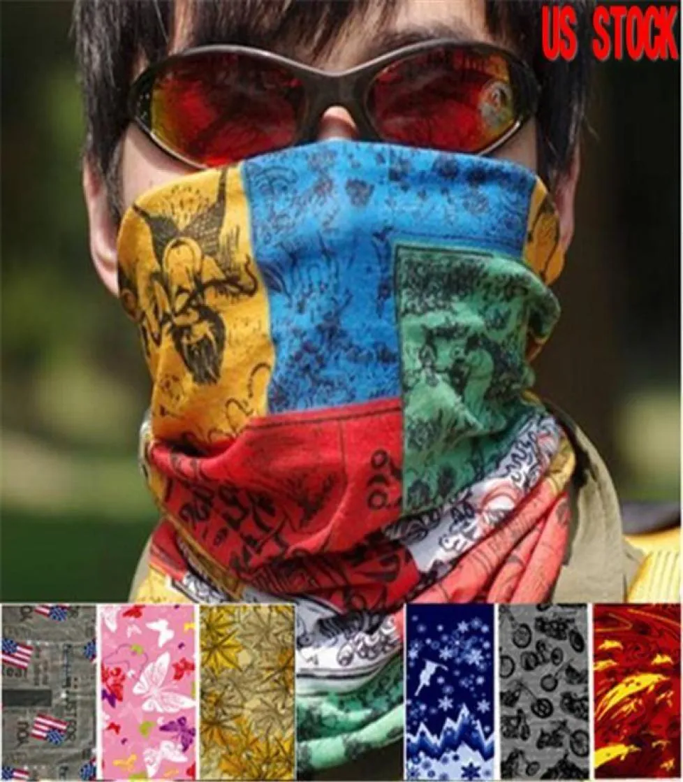 US STOCK Outdoor Gothic Headscarf Summer Variety Bib Cycling Fishing Sunsn Mask Face Scarf Men's Neck Riding Hood Women Mask FY70418463926
