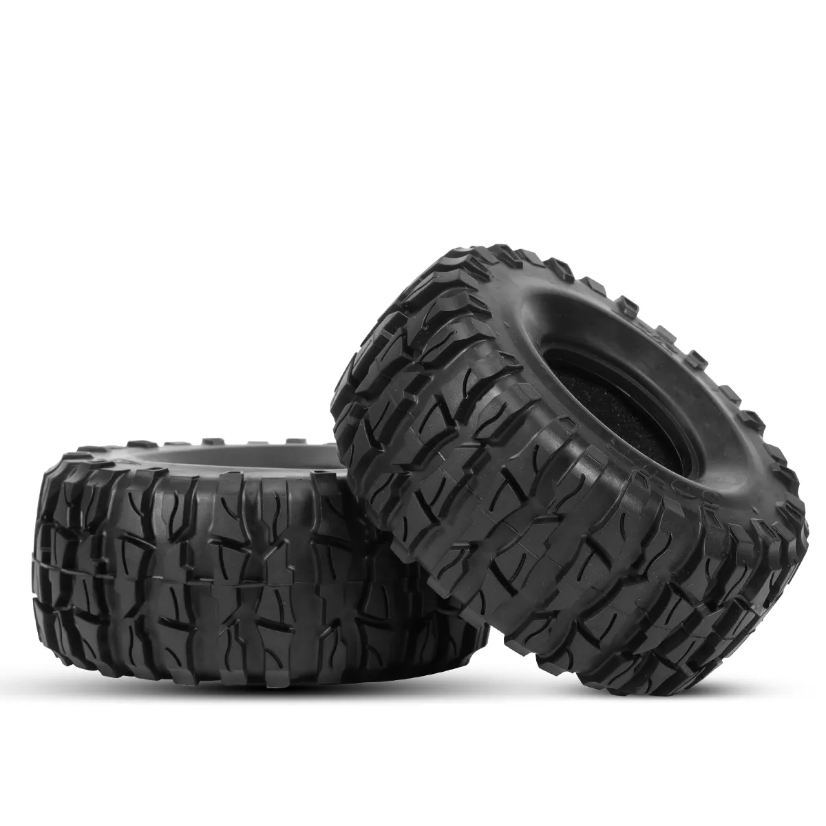 2 inch Rubber Tires 138mm for 1/10 Scale RC Car Rock Crawler Axial ...