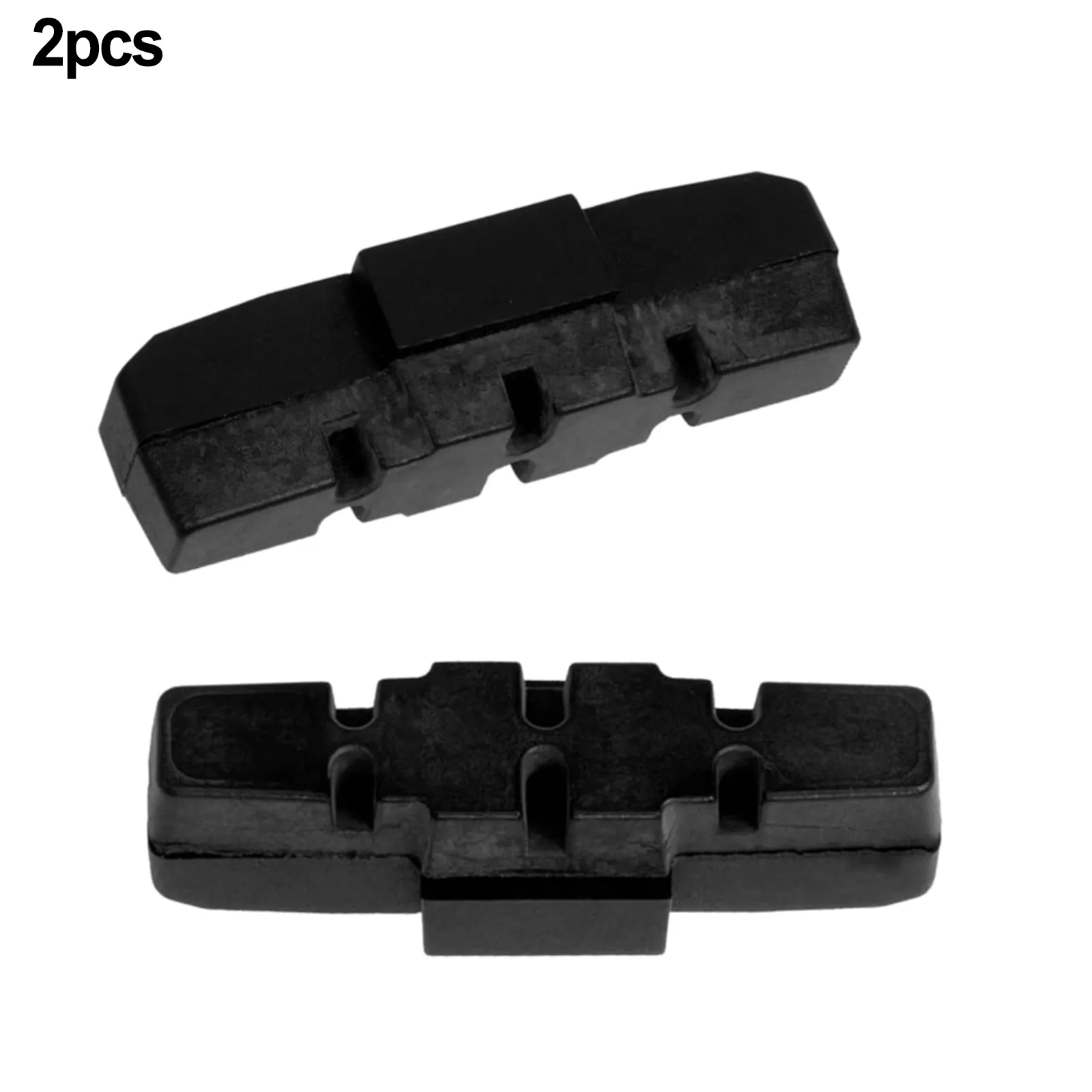 2PCS Brake Shoes for Magura HS11 / HS22 / HS33 50 mm Système de freinage léger pour les pièces cyclistes de Magura Black