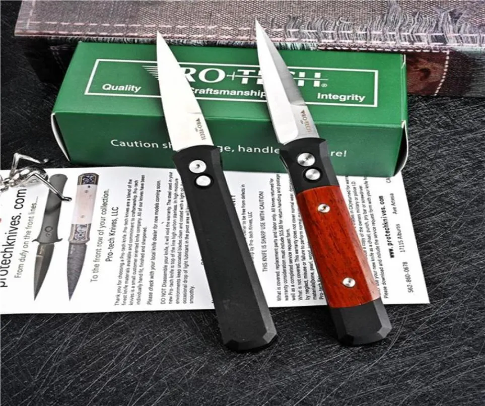 Nya ankomster Protech Knives CNC Protech Godfather 920 Auto Eject Folding Knife 154cm Steel Blade 6061T6 Handle Outdoor Tool Campi8195593