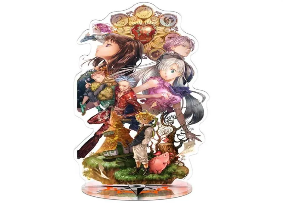 The Seven Deadly Sins Toy Height 21cm Anime Action Figure Toy Acrylic Decorative Ornaments Creative Gift 1008271M9890354