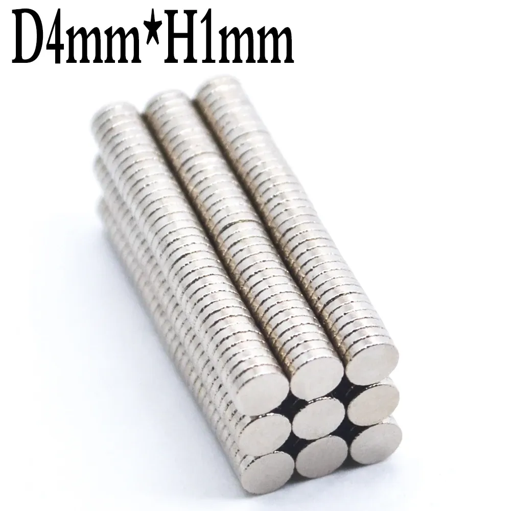 100pcs mini small n35 Round Magnet 4x1 4x1.5 4x2 4x3 4x10 mm neodymium magnet dream ndfeb Super Strong Strong Magnets 4*2