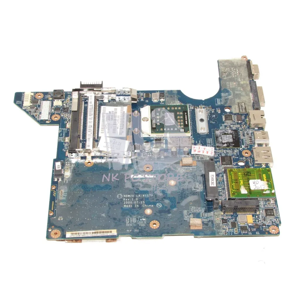 Motherboard NOKOTION 575575001 For HP DV4 Laptop Motherboard NBW20 LA4117P MAIN BOARD Sokcet S1 DDR2 Free CPU